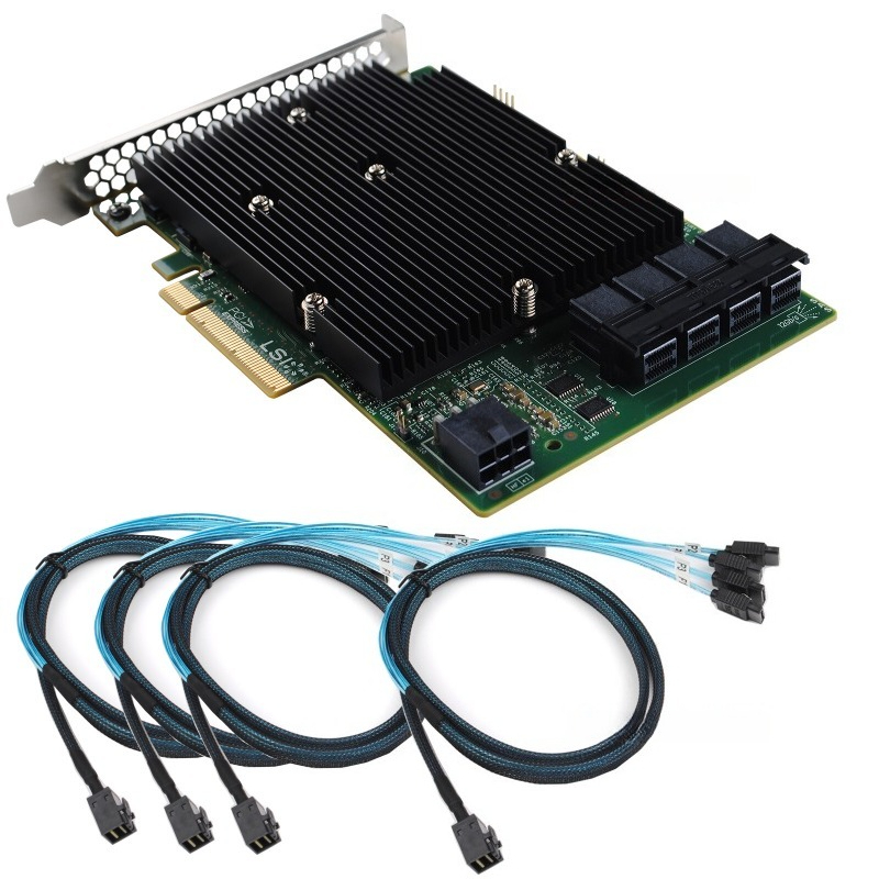 Lsi 9300 16I Hba It Mode - Karta adaptera LSI SAS 9300-16I 12GB/S